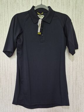 NWT First Tactical Men's Size Small Midnight Navy Performance Polo Stretchy